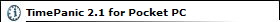 TimePanic 2.1 for Pocket PC