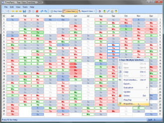 Display overtime with our time management software.