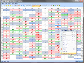 Display overtime with our time management software.